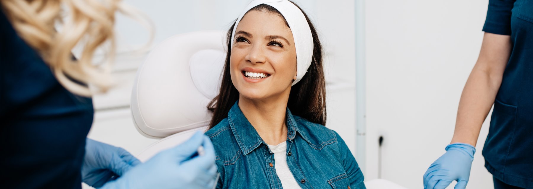 Girl Smiling In Clinic at Meadville Pennsylvania