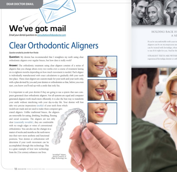 Clear Orthodontic Aligners Article at Meadville Pennsylvania